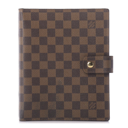 Louis Vuitton Damier Ebene Large Ring Agenda Cover 1 of 8