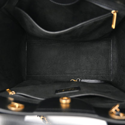 Chanel Caviar Small Studded Deauville Tote Black 5 of 10