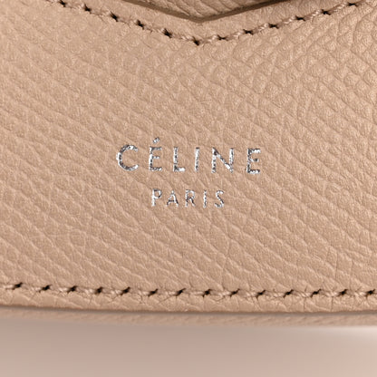 Celine Grained Calfskin Medium Trotteur  Powder 6 of 13