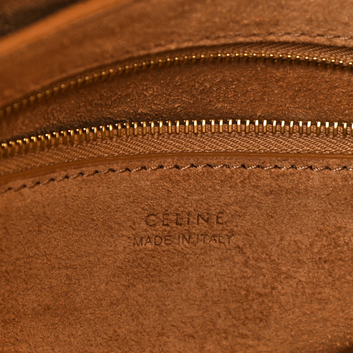 Natural Calfskin Sangle Bucket Bag Light Camel