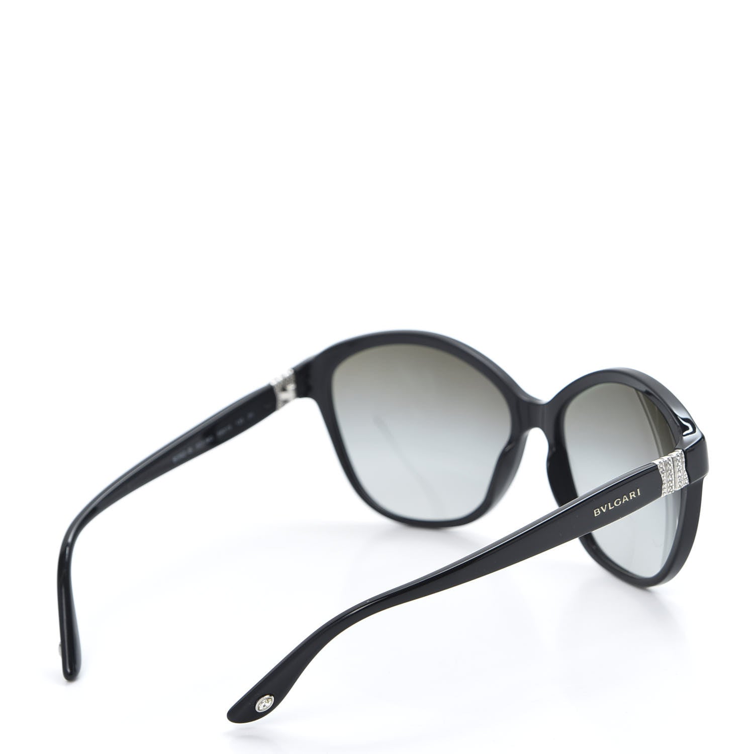 Bulgari Crystal Sunglasses 8029-B Black 4 of 7