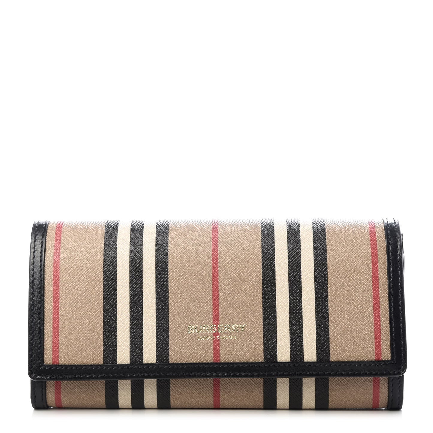 E-Canvas Icon Stripe Halton Continental Wallet Archive Beige