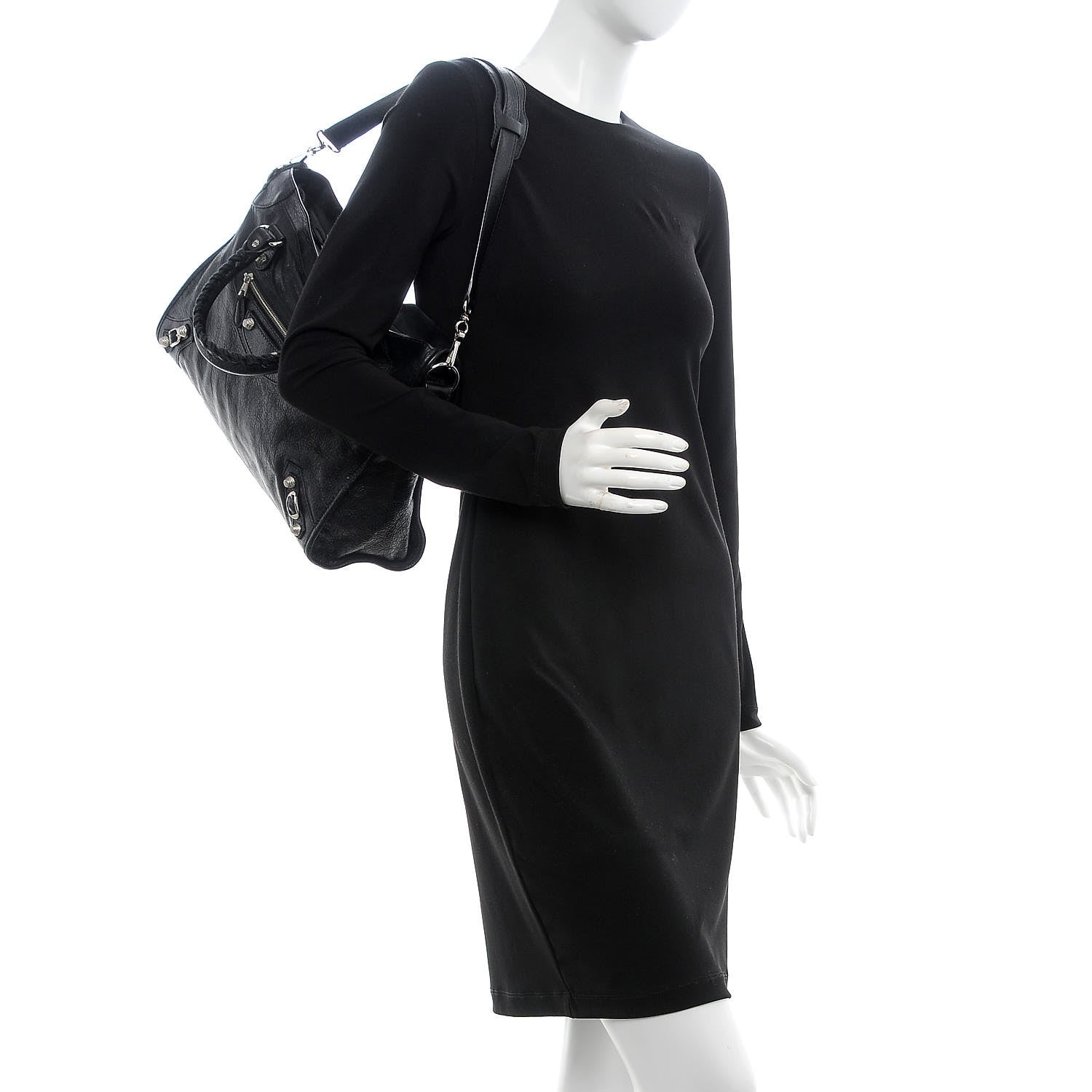 Balenciaga Agneau Giant 12 Silver Hardware City Black 2 of 7