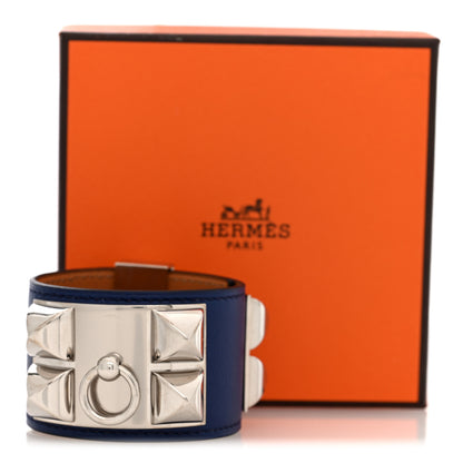 Hermes Swift Collier de Chien CDC Bracelet S Bleu Saphir 6 of 6