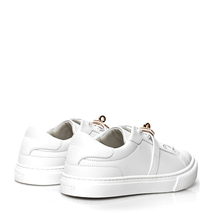 Hermes Calfskin Day Sneakers 36.5 White 4 of 8