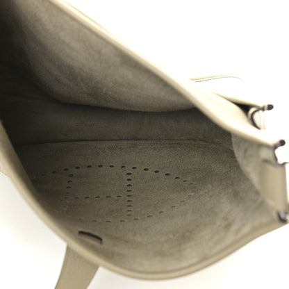 Hermes Taurillon Clemence Evelyne III GM Sauge 5 of 9