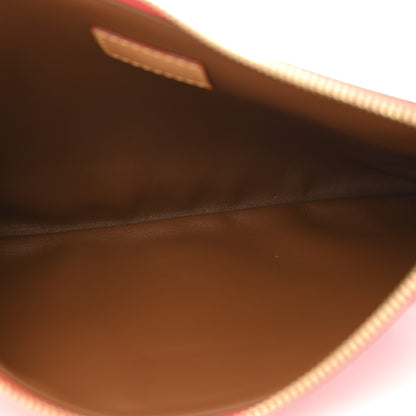 Louis Vuitton Calfskin Monogram Speedy P9 Bandouliere 50 Pochette Red 5 of 7