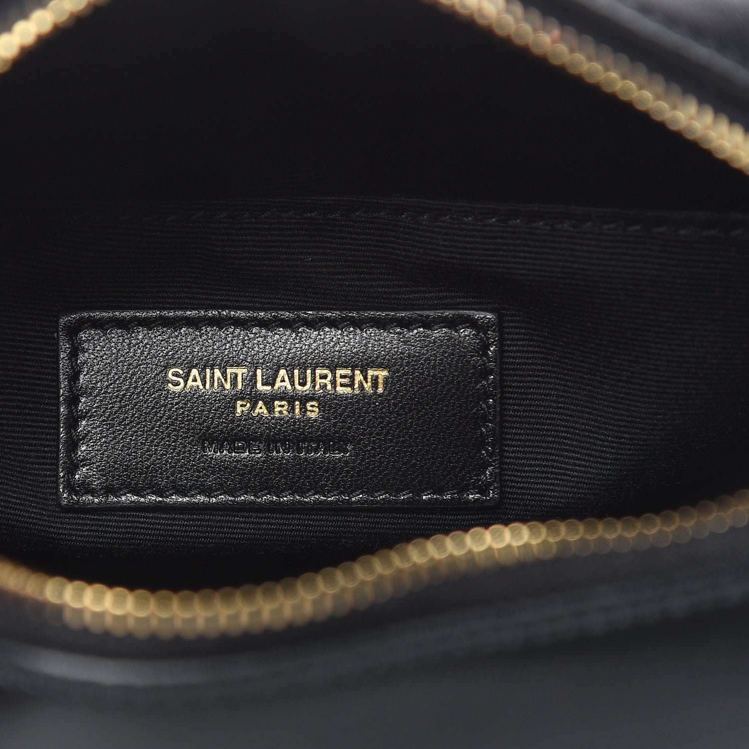 Saint Laurent Calfskin Matelasse Monogram Lou Belt Bag Black 6 of 9