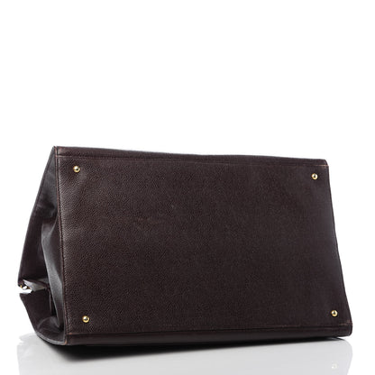 Chanel Caviar CC Tote Brown 3 of 8