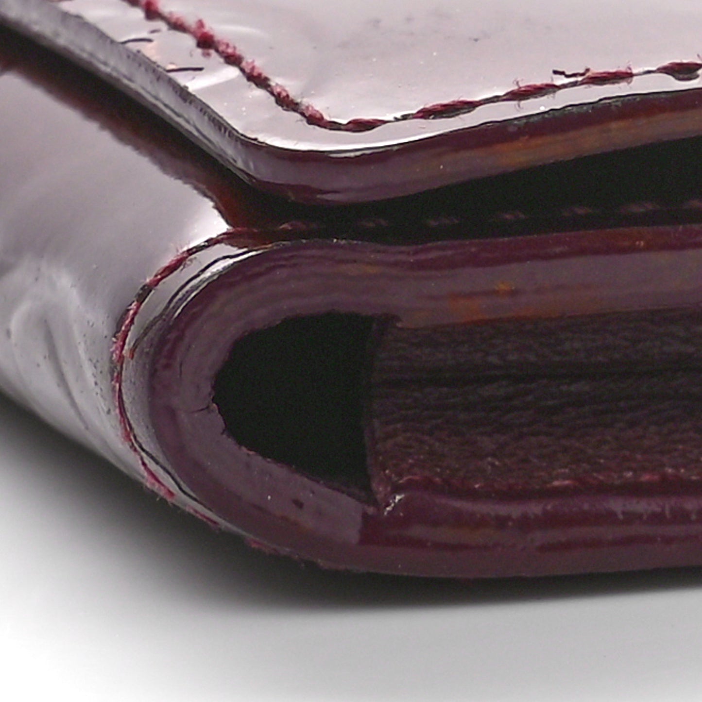 Vernis Business Card Holder Rouge Fauviste