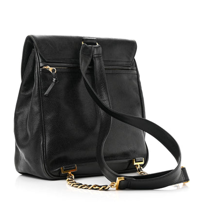 Chanel Caviar CC Backpack Black 3 of 13