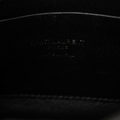 Saint Laurent Grain De Poudre Matelasse Monochrome Monogram Mini Lou Camera Bag Black 6 of 9