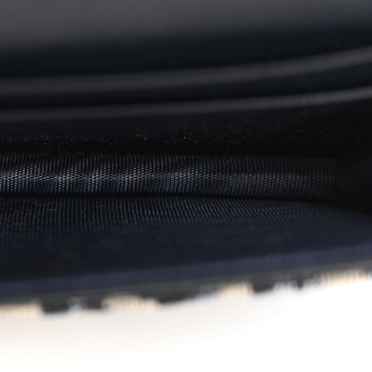 Christian Dior Oblique Saddle Card Holder Blue 4 of 9