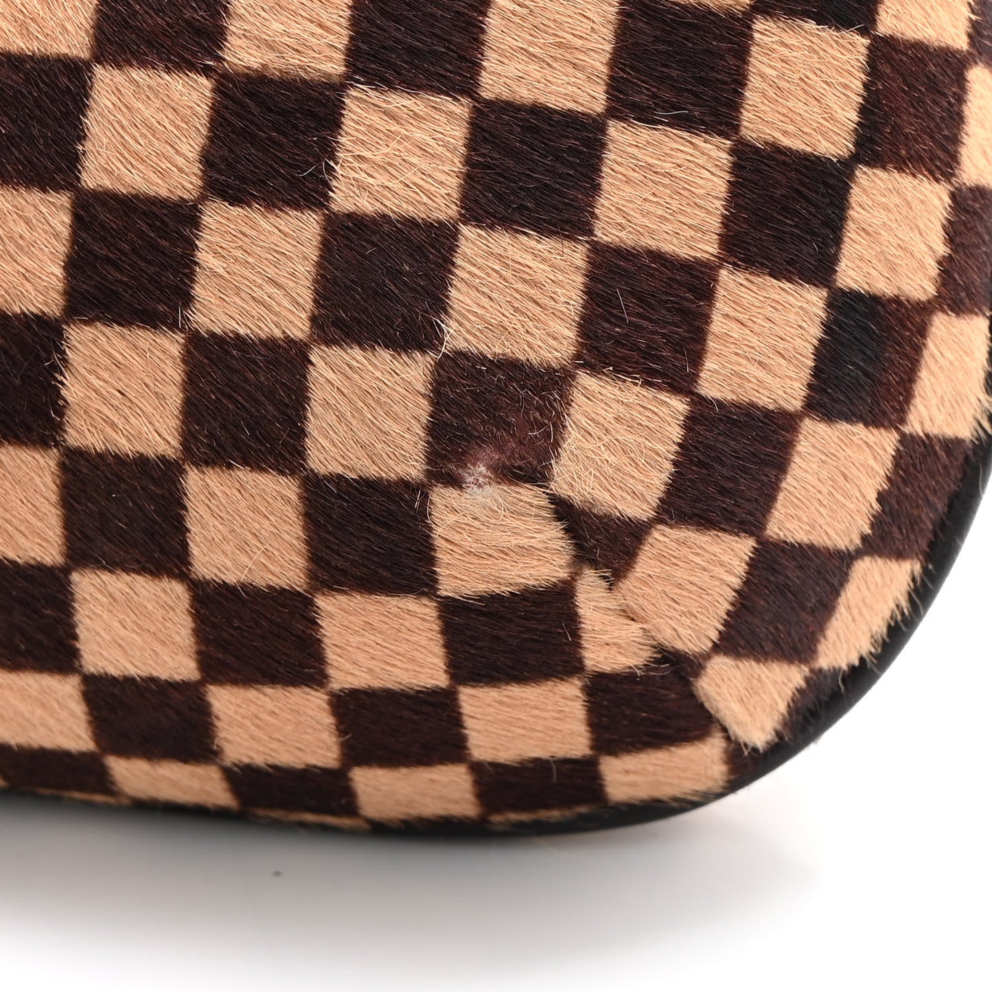 Calf Hair Damier Sauvage Tigre
