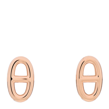 Hermes 18K Rose Gold TPM Farandole Stud Earrings 1 of 6