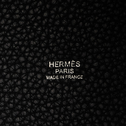 Hermes Taurillon Clemence Picotin Lock 26 GM Bleu Nuit 6 of 7