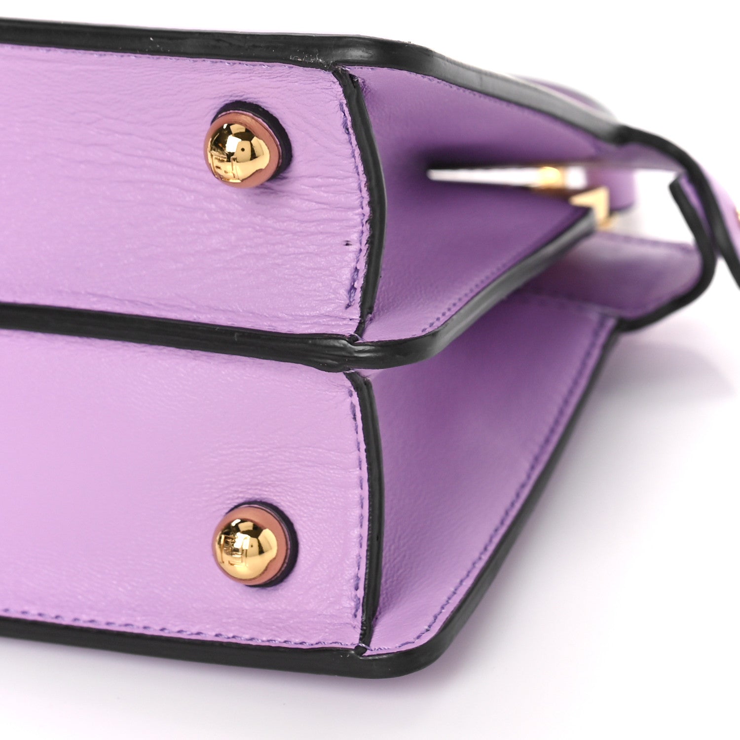 Fendi Shiny Nappa Petite Peekaboo I SEE U Satchel Violetta 9 of 9