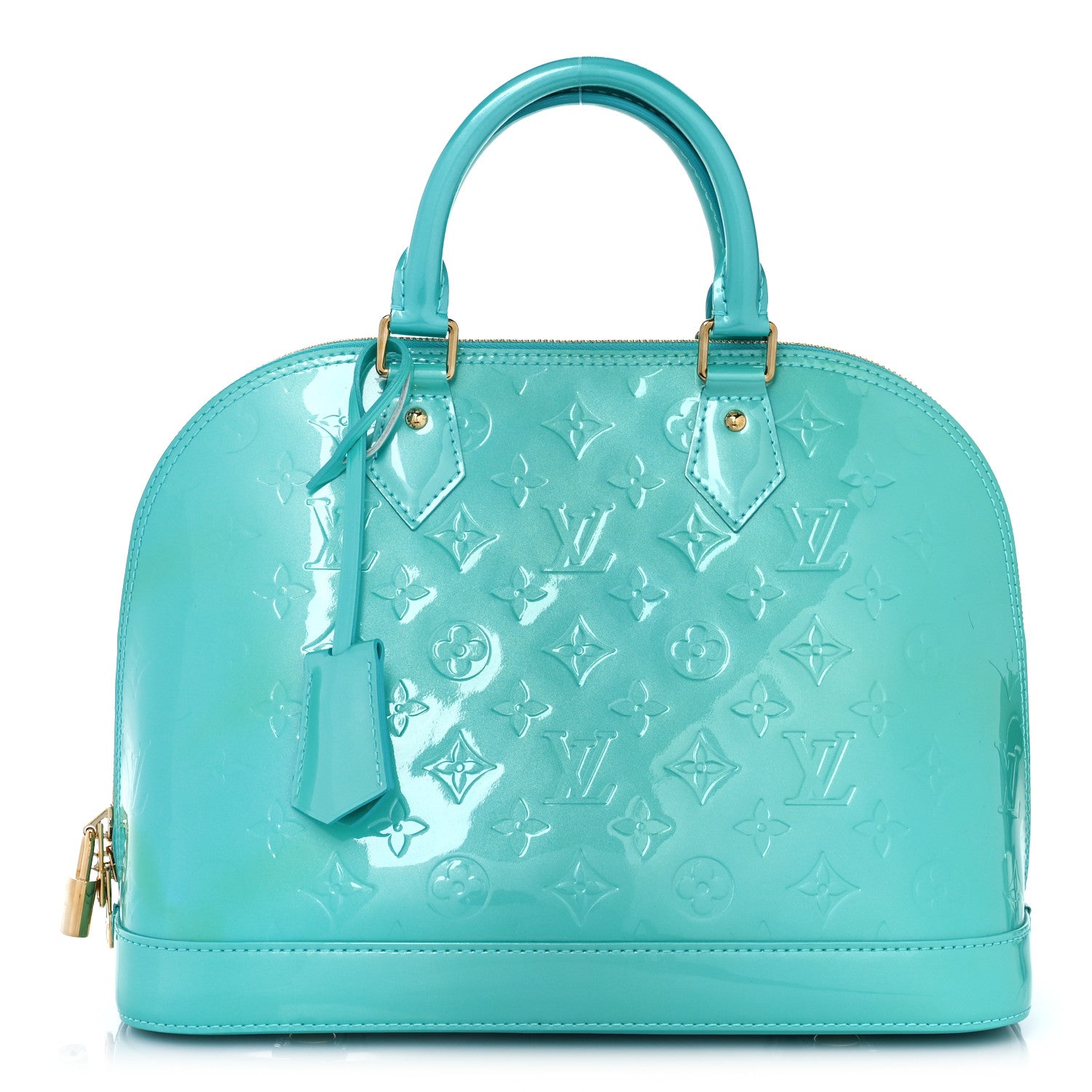 Louis Vuitton Vernis Alma PM Blue Lagon 1 of 8