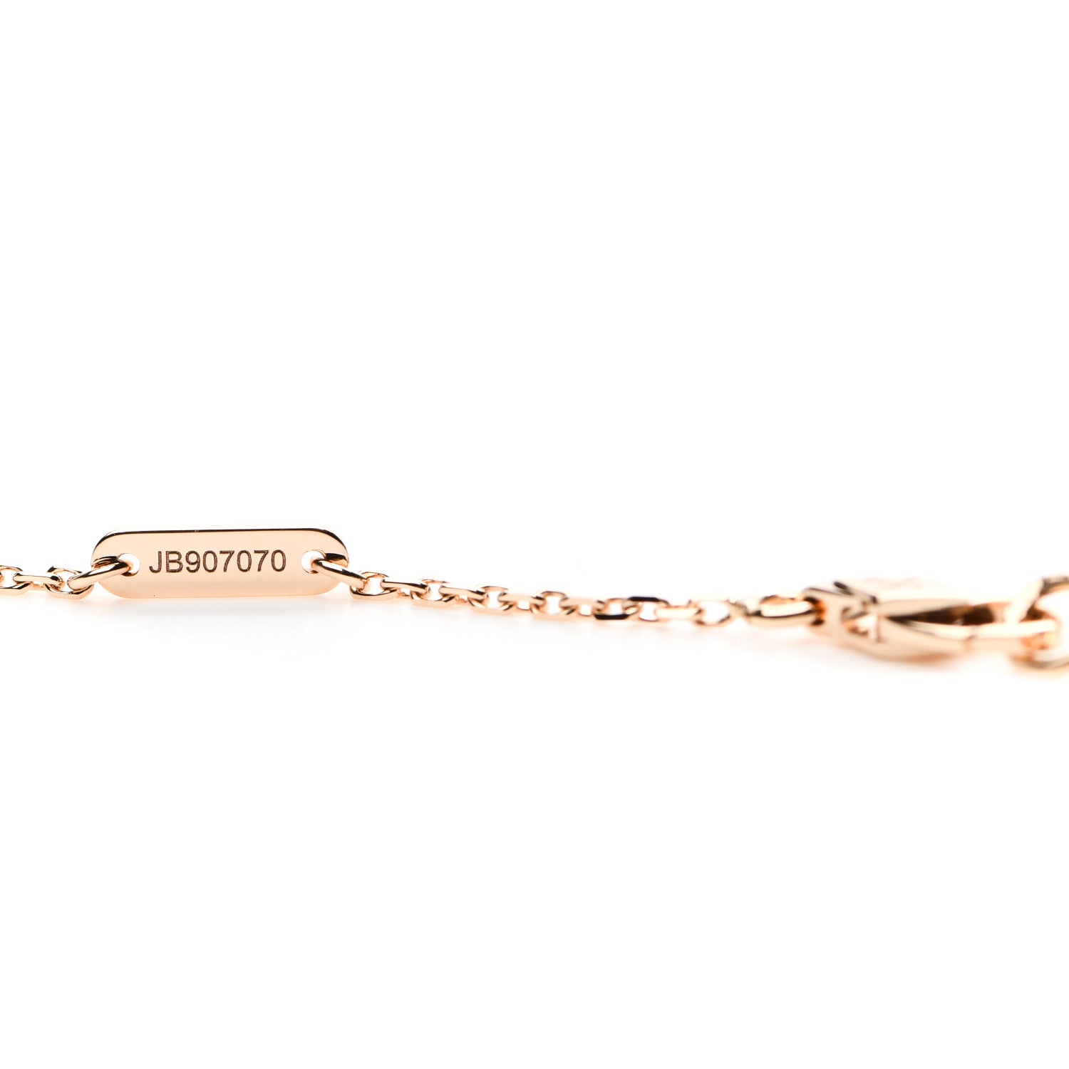 Van Cleef & Arpels 18K Rose Gold Sweet Alhambra Pendant Necklace 5 of 6