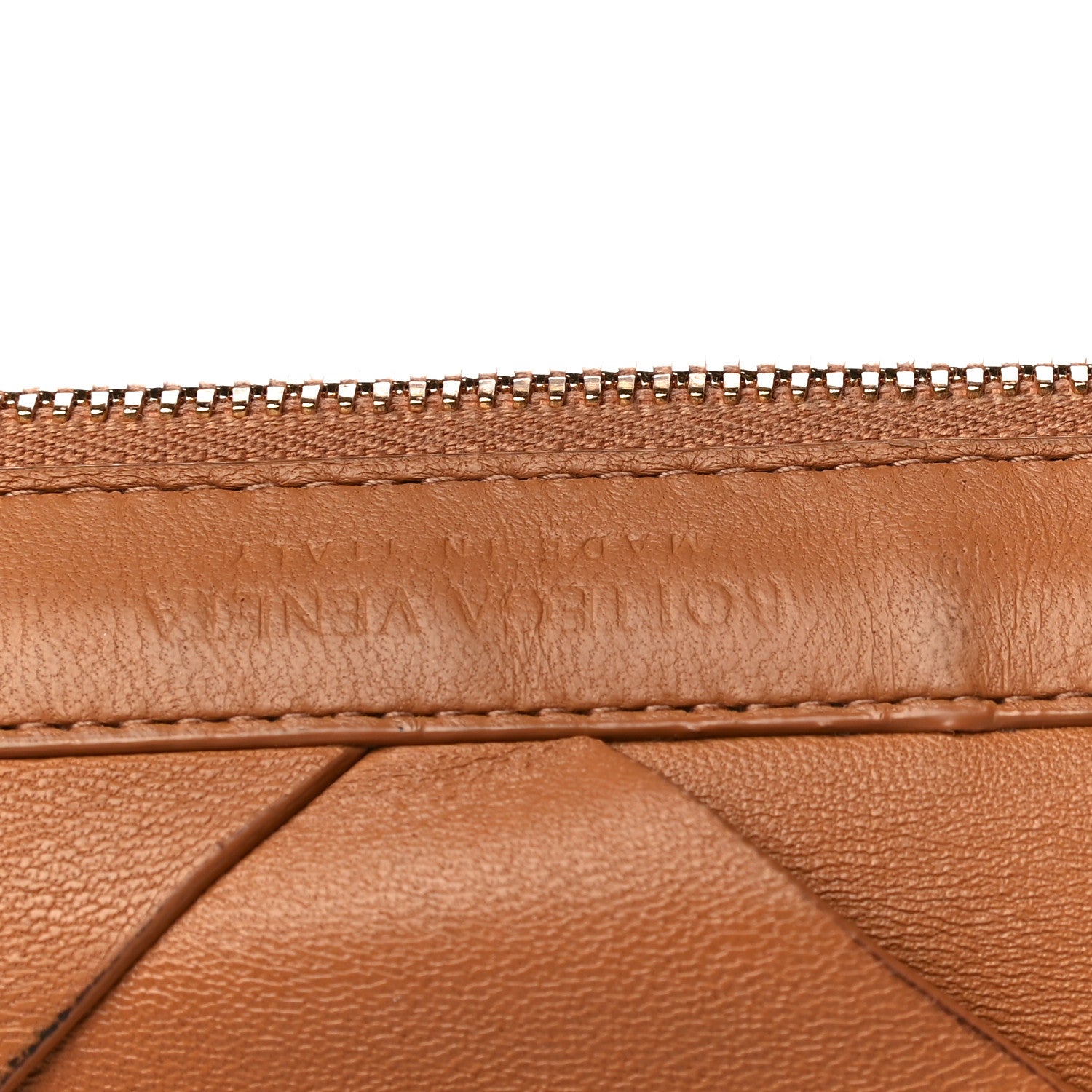 Bottega Veneta Nappa Maxi Blown Up Intrecciato Pouch Clutch Caramel 20 of 24
