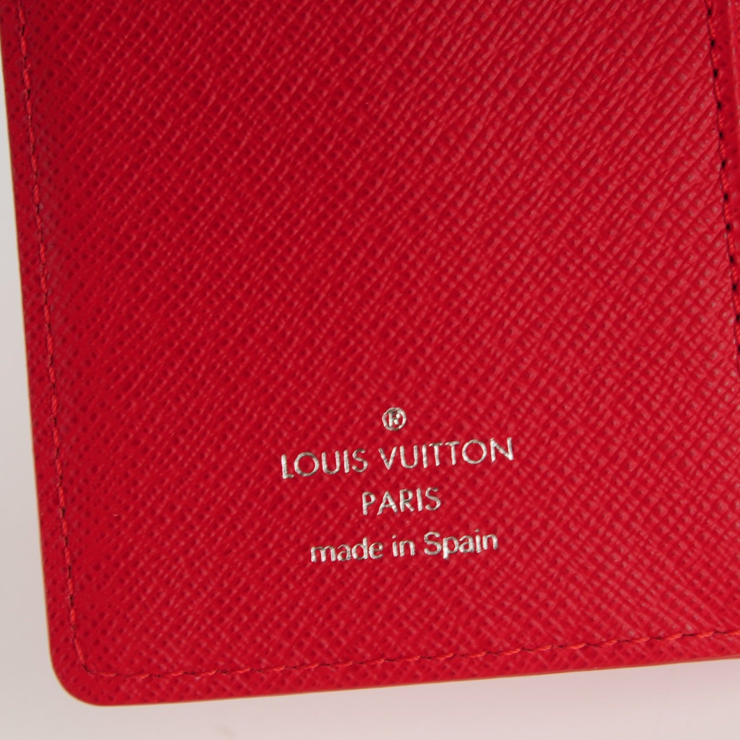 Epi Small Ring Agenda Cover Rouge