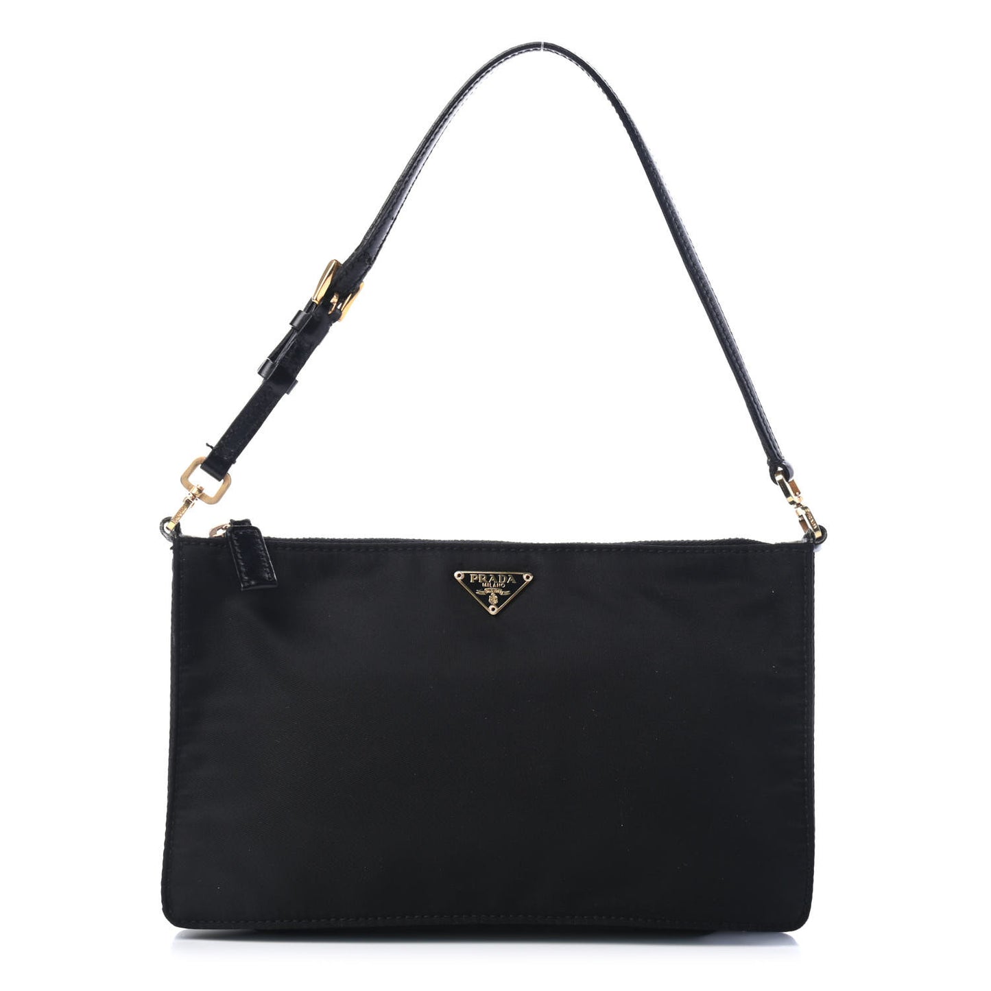 Tessuto Nylon Pochette Bag Black
