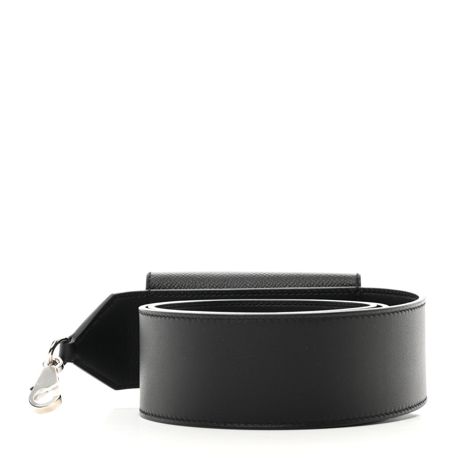 Hermes Swift Epsom Pocket Kelly Shoulder Strap Black 2 of 6