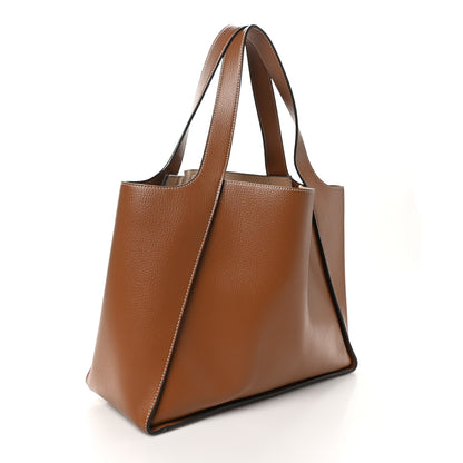 Stella McCartney Grainy Alter Mat Studded Logo Tote Pecan 4 of 11