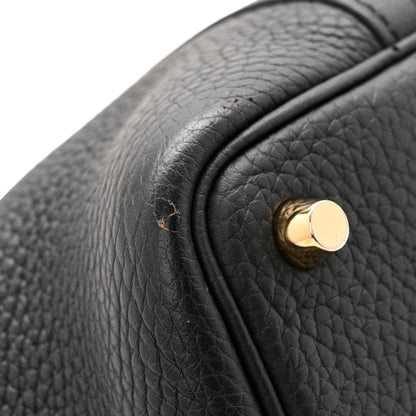 Hermes Taurillon Clemence Picotin Lock 18 PM Black 11 of 12