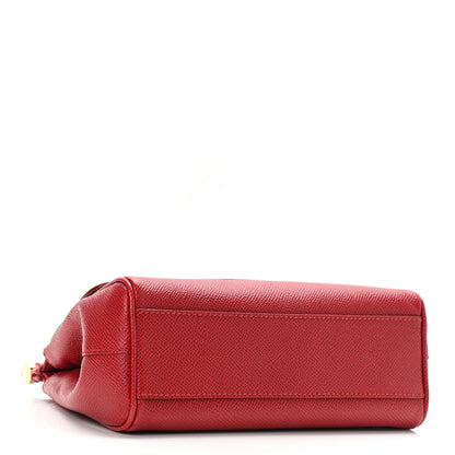 Dolce & Gabbana Dauphine Mini Miss Sicily Satchel Dark Red 3 of 8