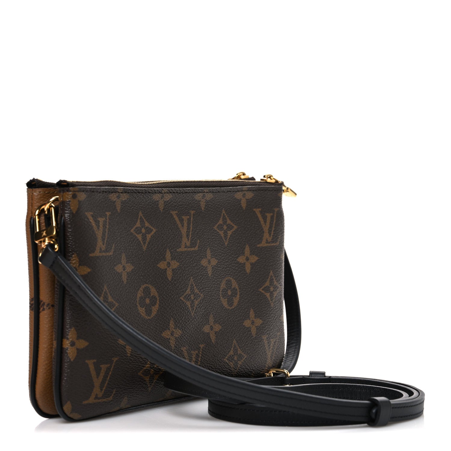 Louis Vuitton Reverse Monogram Giant Double Zip Pochette 2 of 9