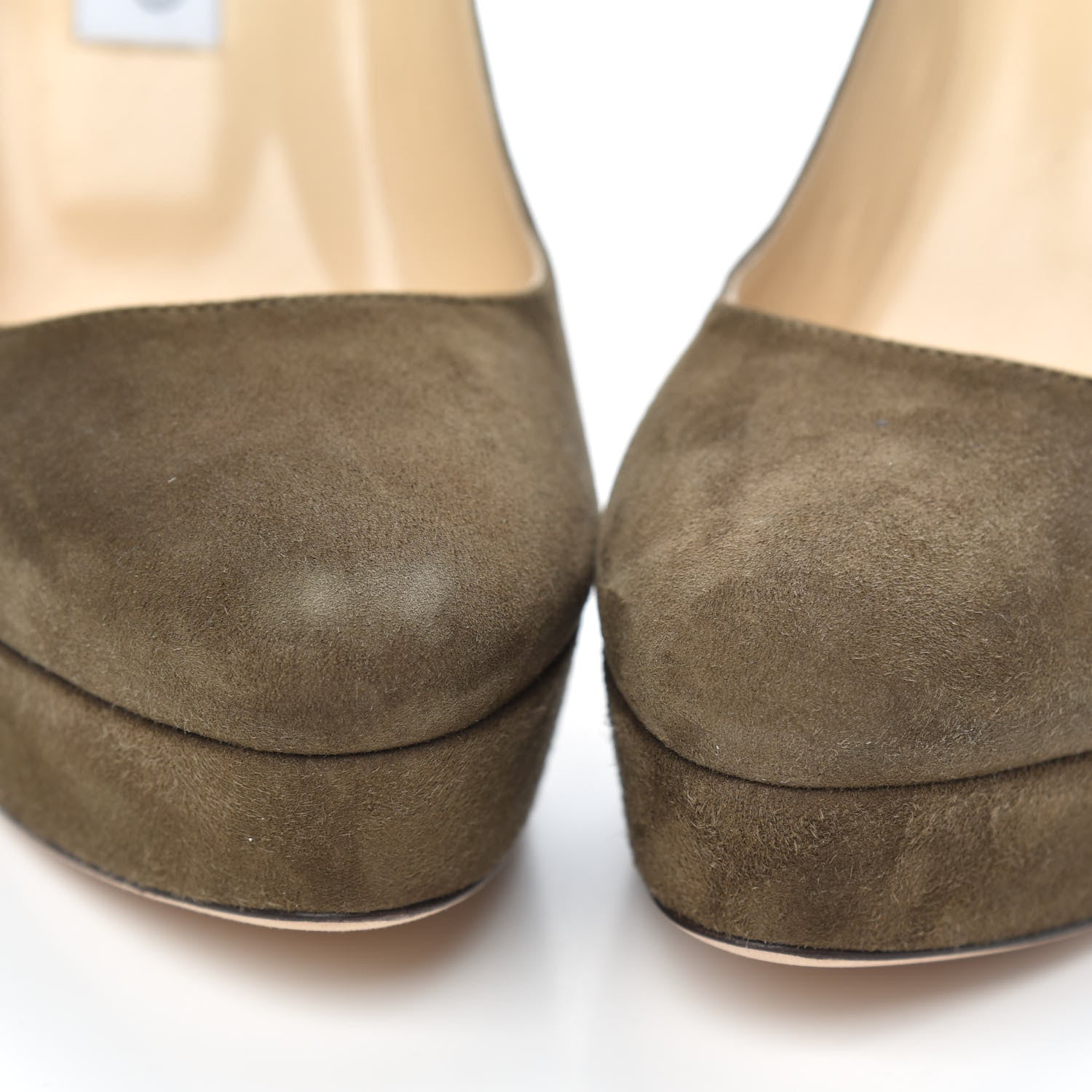 Jimmy Choo Suede Pumps 39 Olive 8 of 8