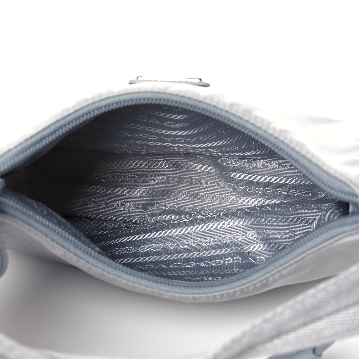 Prada Tessuto Nylon Mini Re-Edition 2000 Bag Fiordaliso 5 of 13