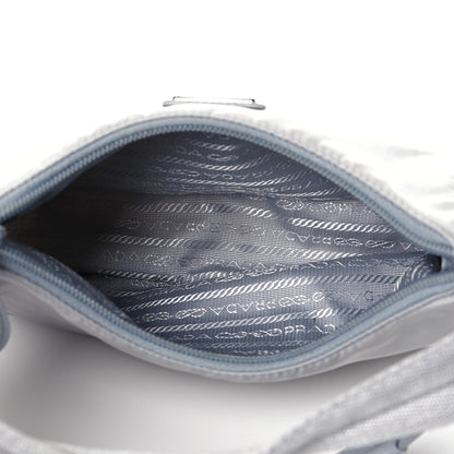 Prada Tessuto Nylon Mini Re-Edition 2000 Bag Fiordaliso 5 of 13