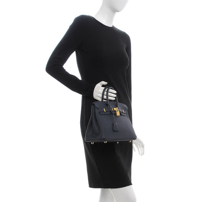 Hermes Togo Birkin 25 Bleu Nuit 2 of 35