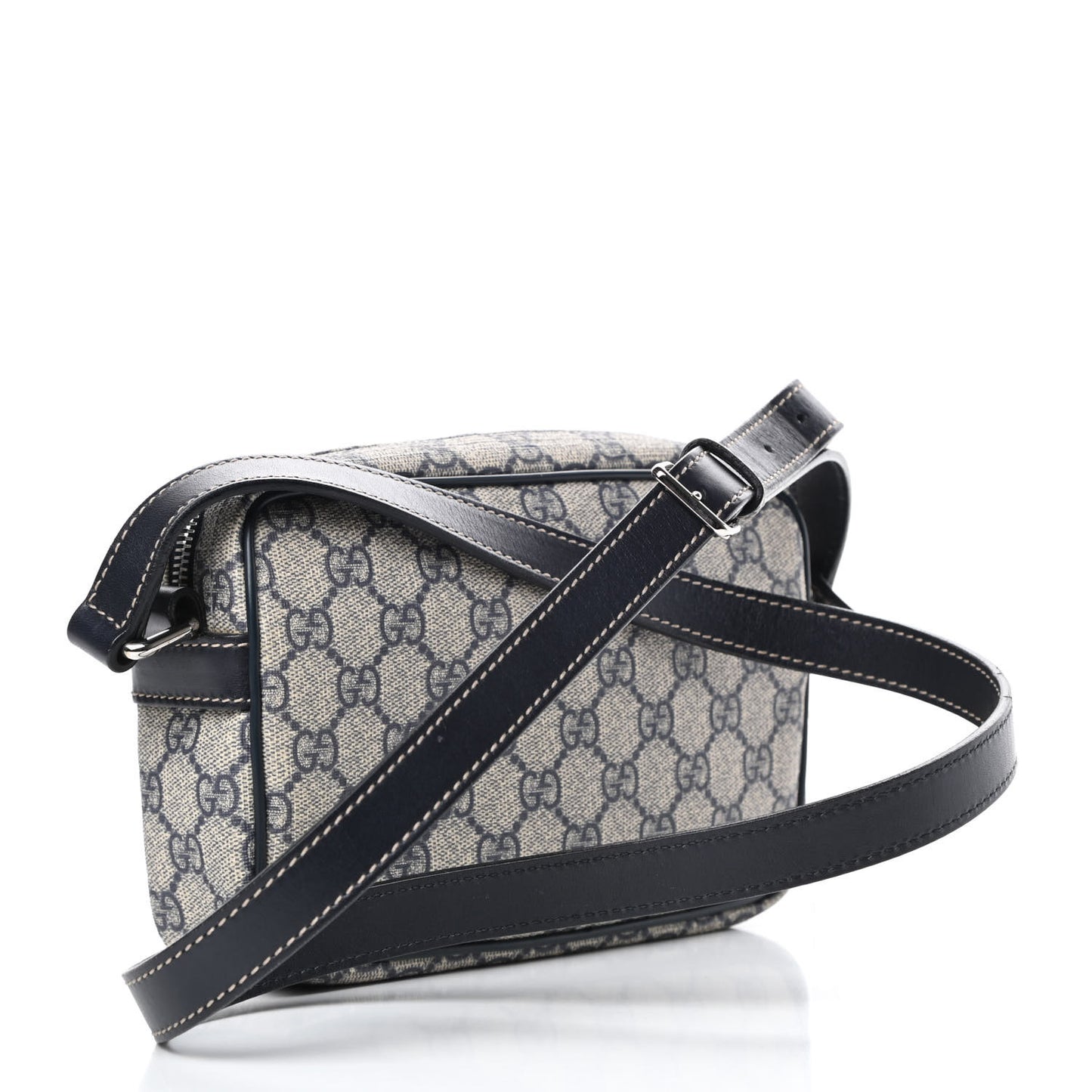 GG Plus Monogram Small Shoulder Bag Navy