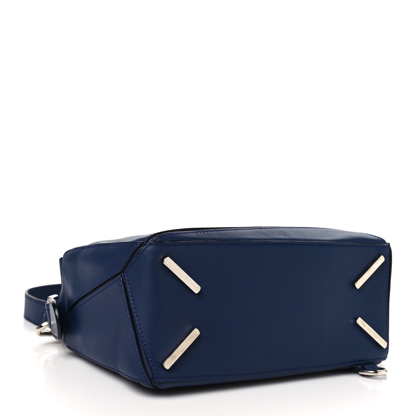 Calfskin Small Puzzle Bag Marine