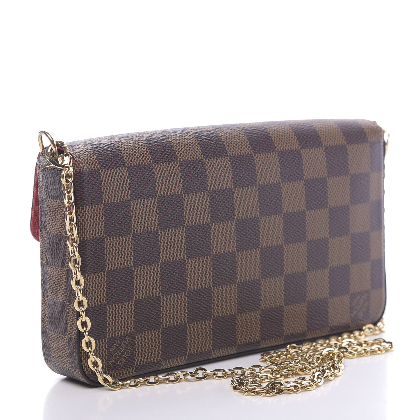 Damier Ebene Pochette Felicie Chain Wallet