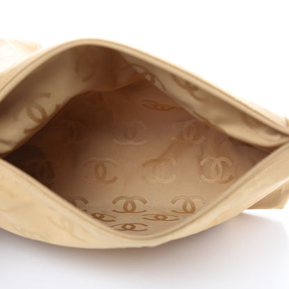 Chanel Calfskin Contrast Stitch Surpique Tote Beige 21 of 22