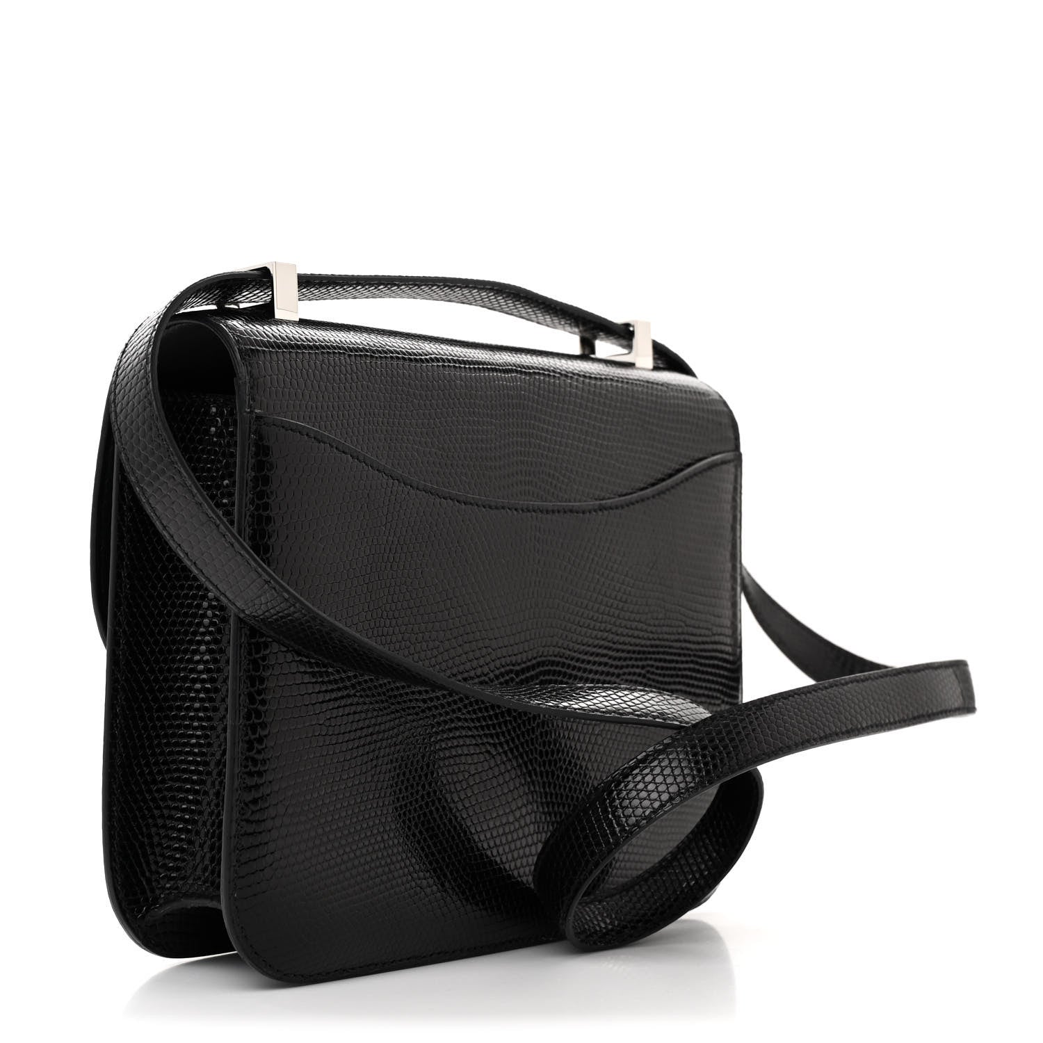 Hermes Lizard Constance 1-24 Black 4 of 14