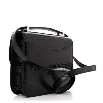 Hermes Lizard Constance 1-24 Black 4 of 14