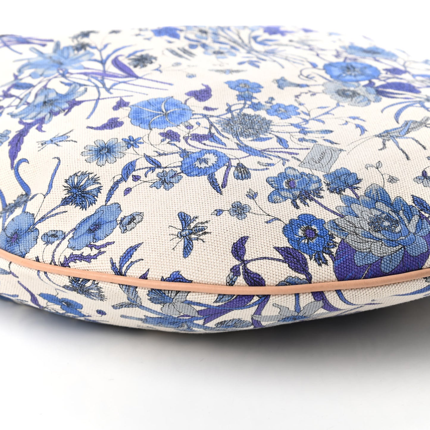 Canvas Flora Floral Large Wave Hobo Blue