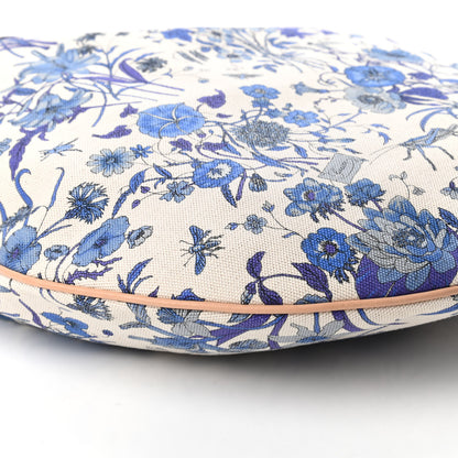 Gucci Canvas Flora Floral Large Wave Hobo Blue 6 of 10