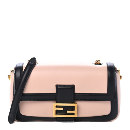 Fendi Nappa Apolo Bi-Color Chain Baguette Rosa Quarzo Black 1 of 4