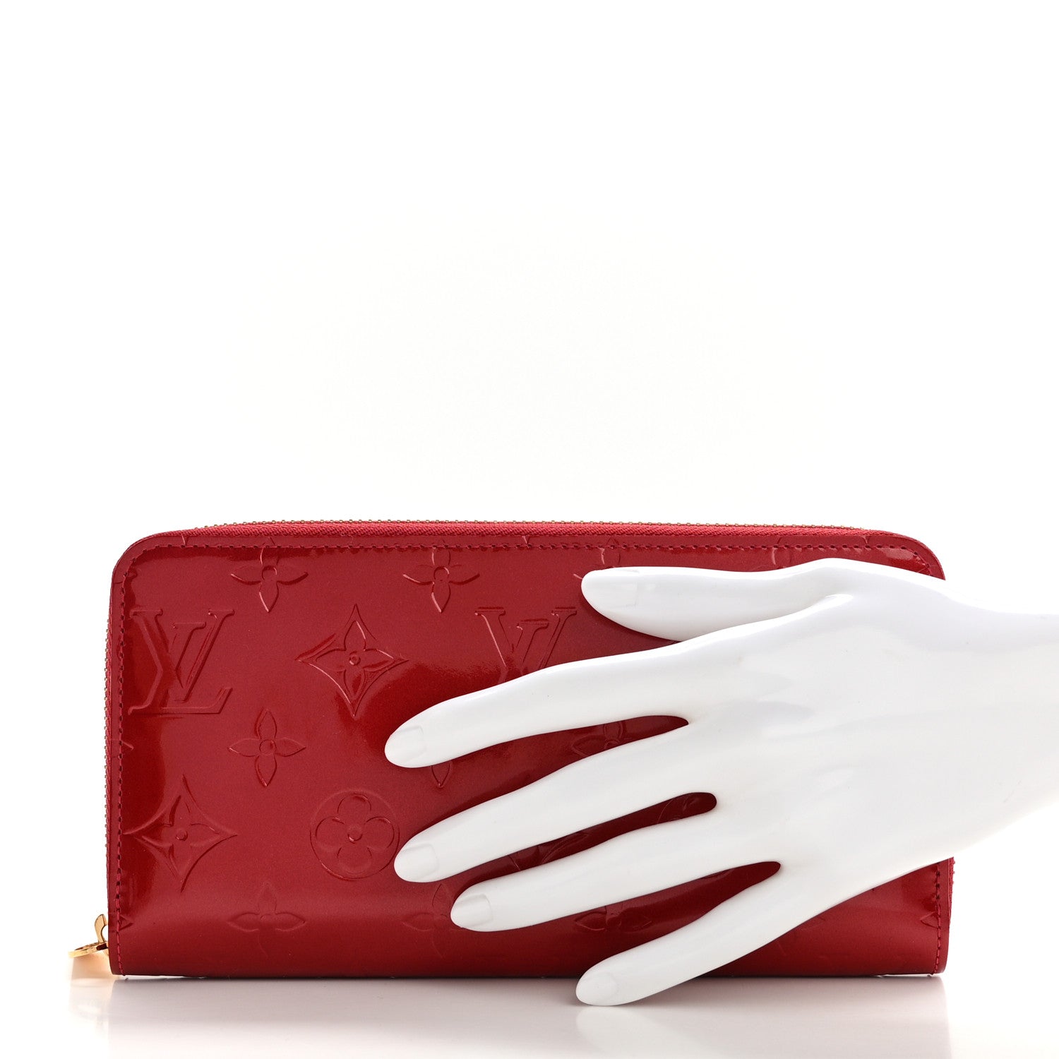 Louis Vuitton Vernis Zippy Wallet  Pomme D'Amour 2 of 5