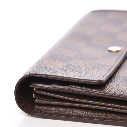 Louis Vuitton Damier Ebene Sarah Wallet 10 of 14
