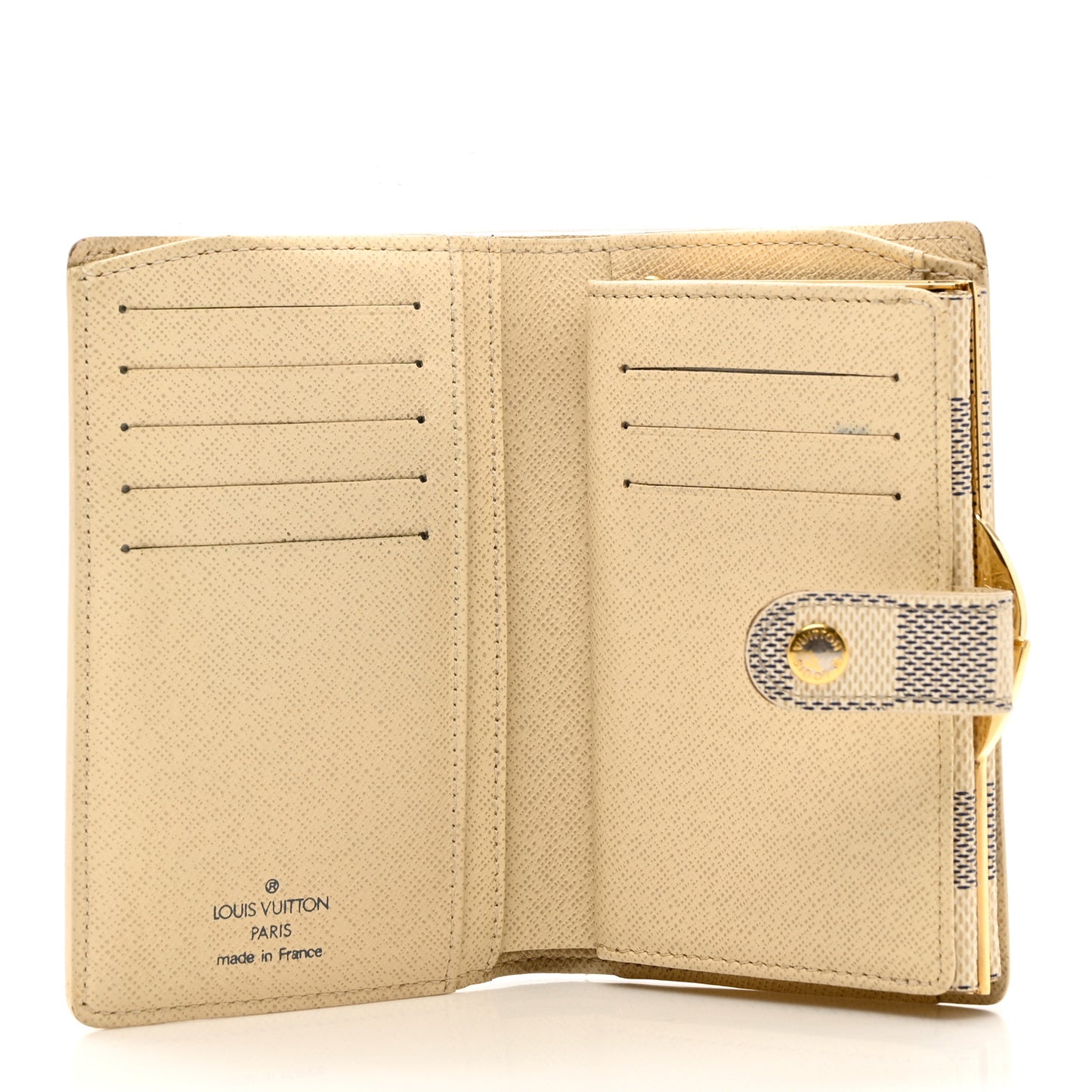 Damier Azur French Purse Wallet