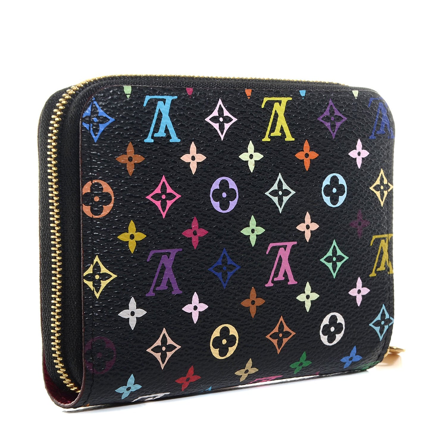 Monogram Multicolor Zippy Coin Purse Black Grenade