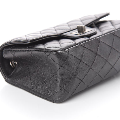 Chanel Sheepskin Quilted 2.55 Reissue Mini Flap Dark Grey 7 of 8