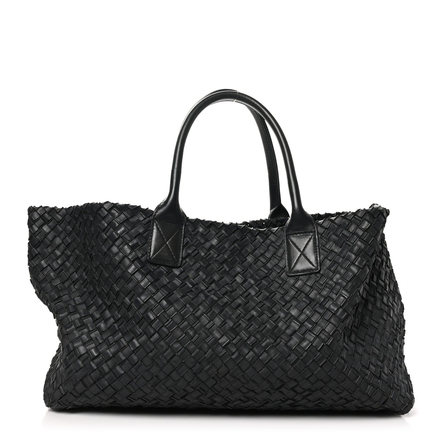 Bottega Veneta Nappa Intrecciato Medium Cabat Black 1751263